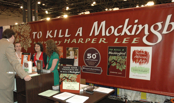 Photo of HarperCollins display