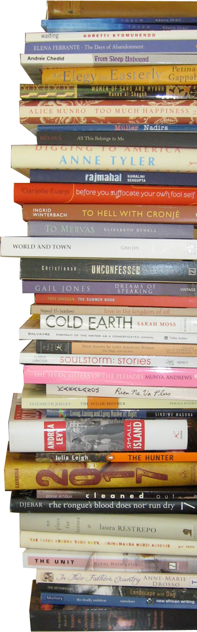 Photo of a pile of books